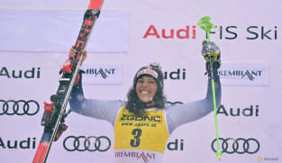 Alpine skiing-Brignone completes World Cup giant slalom double at Mont Tremblant