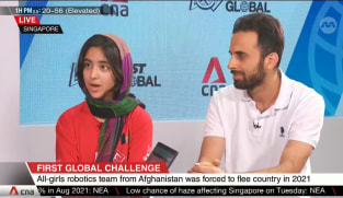 All-girl robotics team from Afghanistan on the inspiration behind pursuing robotics and on their dreams for the future